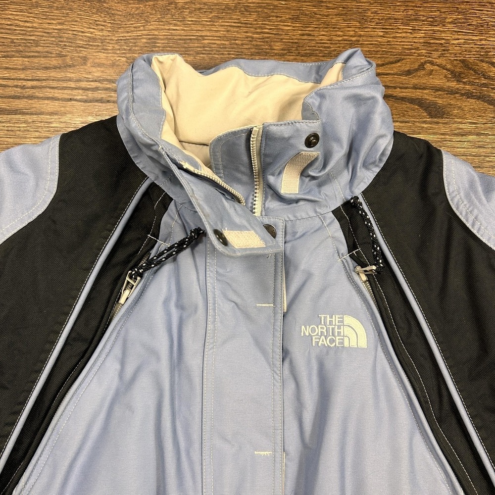 The North Face Ski Jacket Womens Large Blue Insulated Snow Coat Full Zip Pockets - Picture 2 of 13